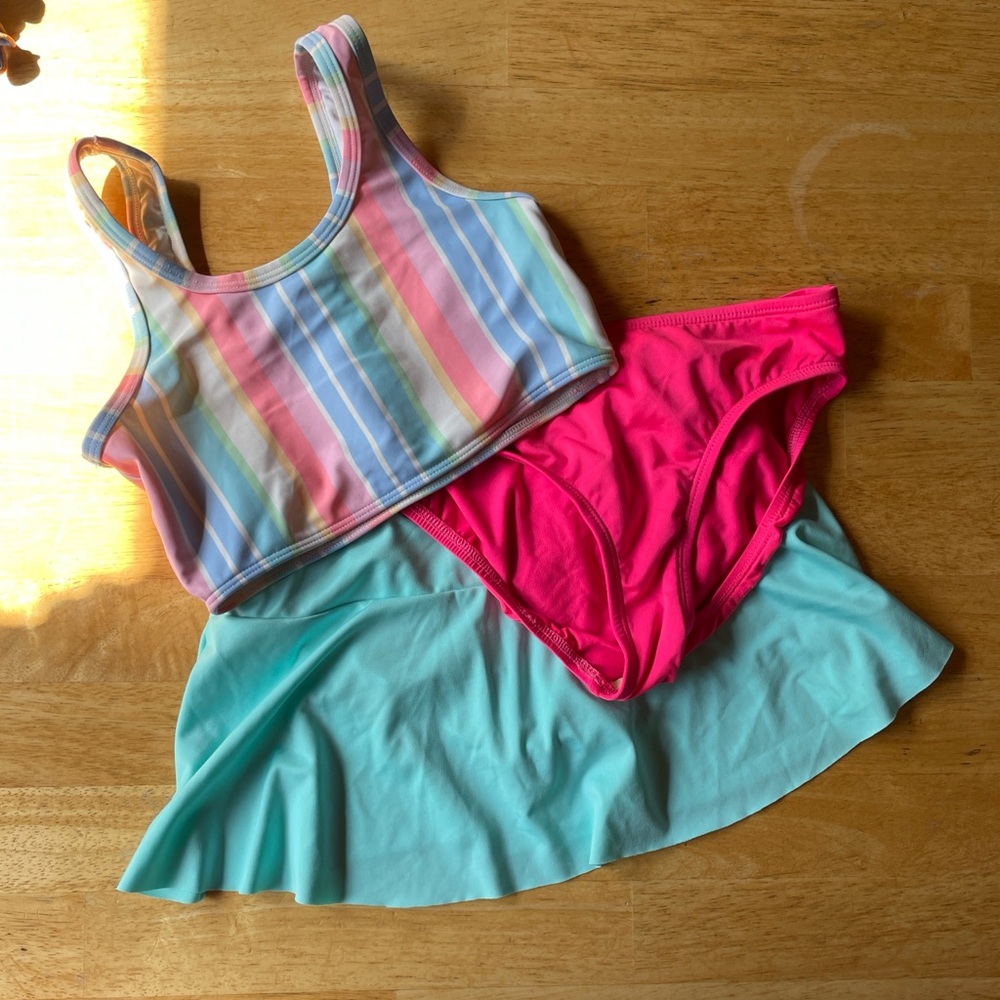 Girls size 8 bikini set